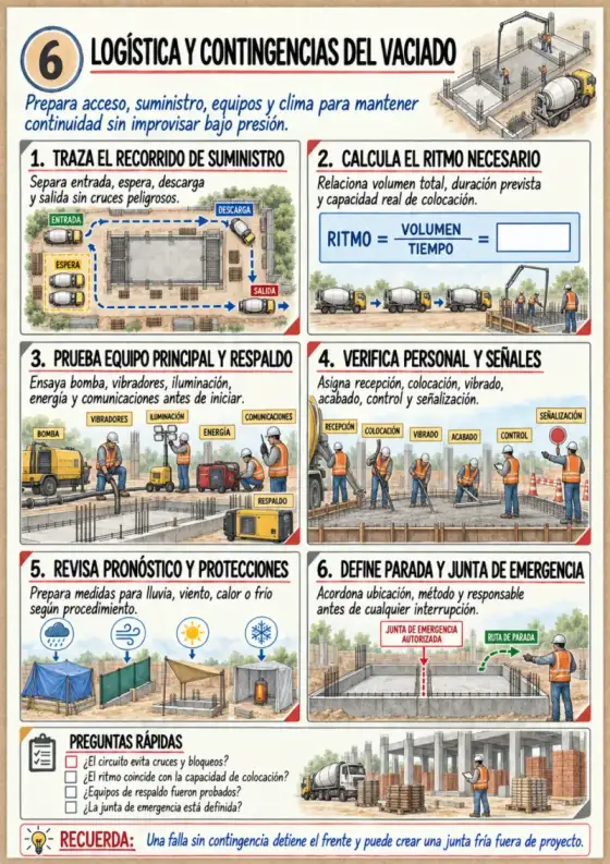 Página real: Liberación final antes del vaciado